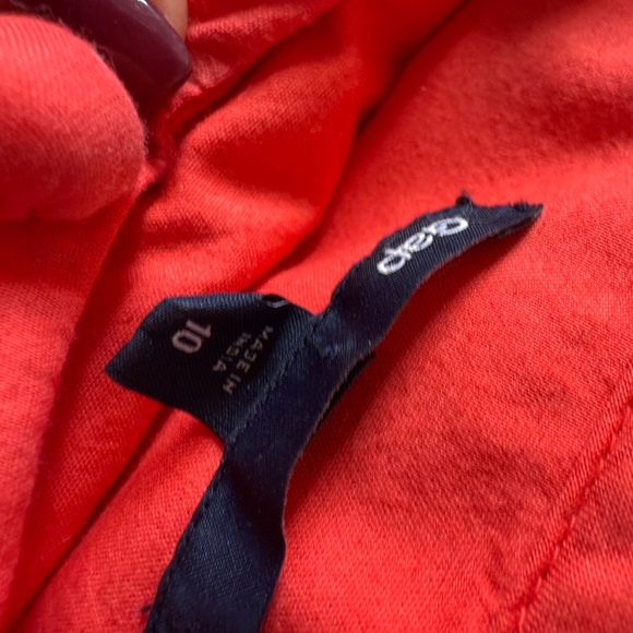 GAP Strapless Pom Pom Dress โ Coral (Size 10) - Picture 8 of 8